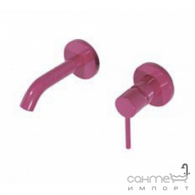 Встраиваемый смеситель для раковины с изливом 140 мм Tres Study Colors 262.200.80.TBL Белый