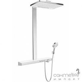 Душевая система Hansgrohe Showerpipes Rainmaker Select 460 2jet 27109400 белый/хром