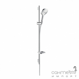 Душевой гарнитур Hansgrohe Raindance Select E 120 EcoSmart / Unica’S Puro 0,90м 26623400 белый/хром