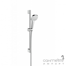 Душевой гарнитур версия EcoSmart Hansgrohe Croma Select E Multi 26581400 белый/хром