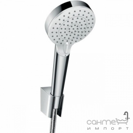 Душевой набор с портером Hansgrohe Crometta 1,25м белый/хром 26691400
