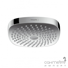 Душевая головка версия EcoSmart Hansgrohe Croma Select E 180 2jet 26528400 белый/хром