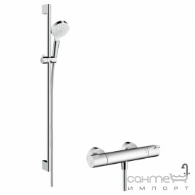 Душевой гарнитур Hansgrohe Crometta Vario с термостатом Ecostat 1001CL 27813400 хром