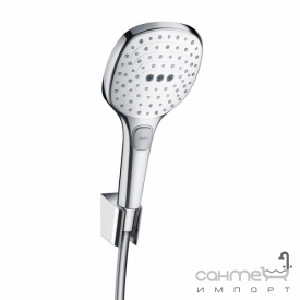 Душевой гарнитур Hansgrohe Raindance Select E 120 Porter's 26720400 белый/хром