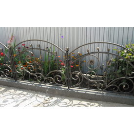 Ограждение кованое овальное прочное Legran