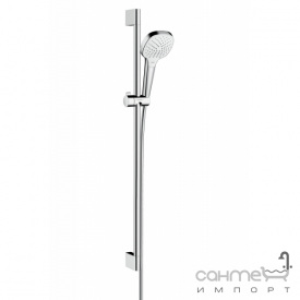 Душевой гарнитур версия EcoSmart Hansgrohe Croma Select E Vario 26593400 белый/хром
