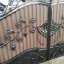 Ковані ворота з профнастилу в`їзні 3.4х1.8м Legran Енергодар