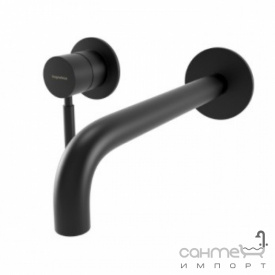 Смеситель для раковины скрытого монтажа Bugnatese Kobuk KOBOP2265 nero матовый черный