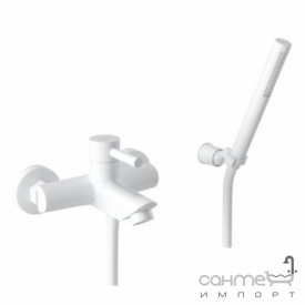 Смеситель для ванны Bugnatese Kobuk KOBOP2202 bianco матовый белый