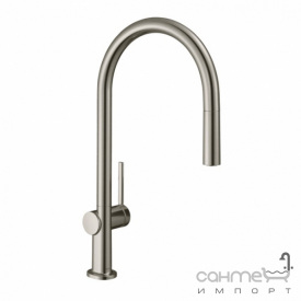 Смеситель для кухни с вытяжным изливом Hansgrohe Talis M54 72802800 нержавеющая сталь