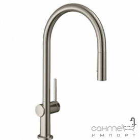 Смеситель для кухни Hansgrohe Talis M54 72800800 с выдвижным душем, нержавеющая сталь