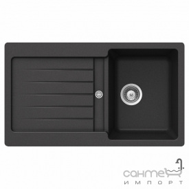 Гранітна кухонна мийка Schock Cristalite Typos D100 оборотна 42 beton