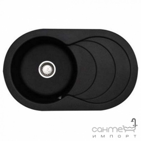 Кухонна мийка оборотна Longran Cascade 1.0 GM Volcano Black