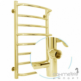 Водяной полотенцесушитель Laris Евромикс П8 500х800 золотой