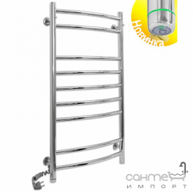 Электрический полотенцесушитель Laris Классик П9 500х900 S3 хром, подключение справа
