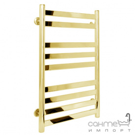 Полированный полотенцесушитель Laris Кватро П9 400x700 71207563G золото
