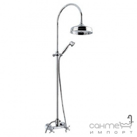Смеситель для ванны с душевой стойкой и лейкой Bugnatese Lady 947C RA медь