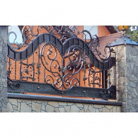 Забор кованый Волинь