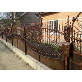 Забор кованый Волна -2, Волна - 2 ( Хвиля)