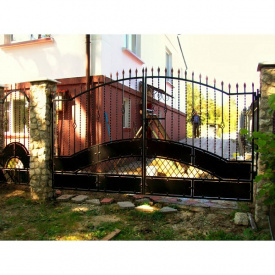 Ворота кованые Арина, Арина плюс