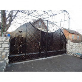 Ворота кованые Звездное сияние, (Зоряне сяйво)