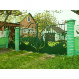 Ворота кованые Ліана, Ліана плюс