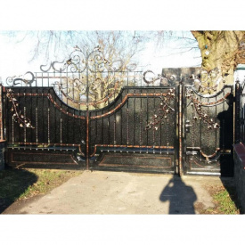 Ворота кованые Новосел