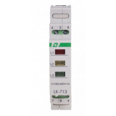 Фото - Сигнальна лампа F&F LK-713K 3х400/230В+N (червоний, жовтий, зелений) Сигнальна лампа F&F LK-713K 3х400/230В+N (червоний, жовтий, зелений)