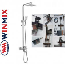 Душевая колонна Winmix KUB-009-J со смесителем из нерж. стали SUS304
