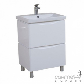 Напольная тумба с раковиной Аква Родос Венеция 60 Elite белая