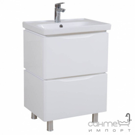 Напольная тумба с раковиной Аква Родос Венеция 60 Frame белая