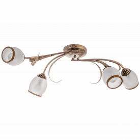 Люстра Brille Флористика 60W E14 Коричневый