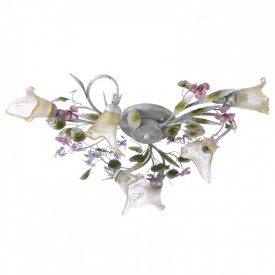 Люстра Brille Флористика 60W E14 Разноцветный