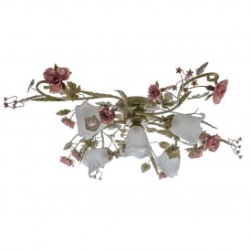 Люстра Brille Флористика 60W E14 Зеленый