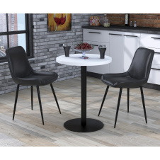 Стол обеденный BS-450 Loft-Design круглый D-60 см с одной ножкой