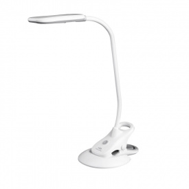 Настольная лампа LED в современном стиле на прищепке Brille 5W SL-58 Белый
