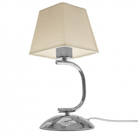 Настольная лампа классическая Brille 60W BKL-653 Хром