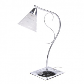 Настольная лампа классическая декоративная Brille 60W LK-175 Хром