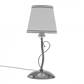 Настольная лампа классическая Brille 60W BKL-651 Хром