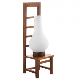 Настольная лампа прованс декоративная Brille 40W BKL-270 Коричневый