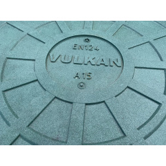Люк каналізаційний полімерпіщаний садовий VULKAN Львів