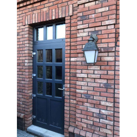 Металопластикові вхідні двері Віконда колір Антрацит 600х1000х2000 мм