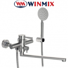 Смеситель для ванны длинный нос Winmix Sus-006 EURO, Польша (нержавеющая сталь)