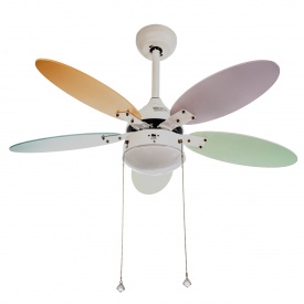 Люстра вентилятор Brille BKL-906 18W Белый