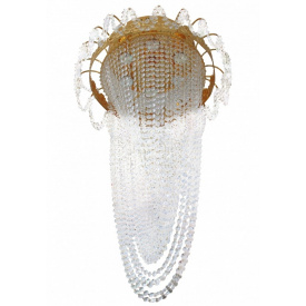 Люстра большая для холла Brille 50W GU5.3 Золотистый