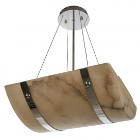 Люстра подвесная Brille Кантри E27 Хром