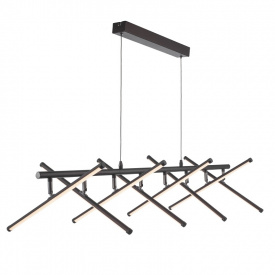 Люстра Brille BL-460S/64W BR Led Коричневый