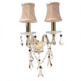 Бра хрустальное Классическое Brille 60W BCL-314 Золотистый