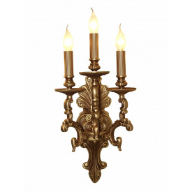 Бра свеча Дворцовый Brille 60W AL-105 Латунь