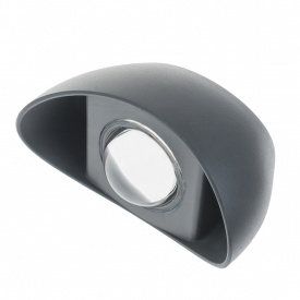 LED подсветка Brille Пластик 12W AL-282 Серый 34-277